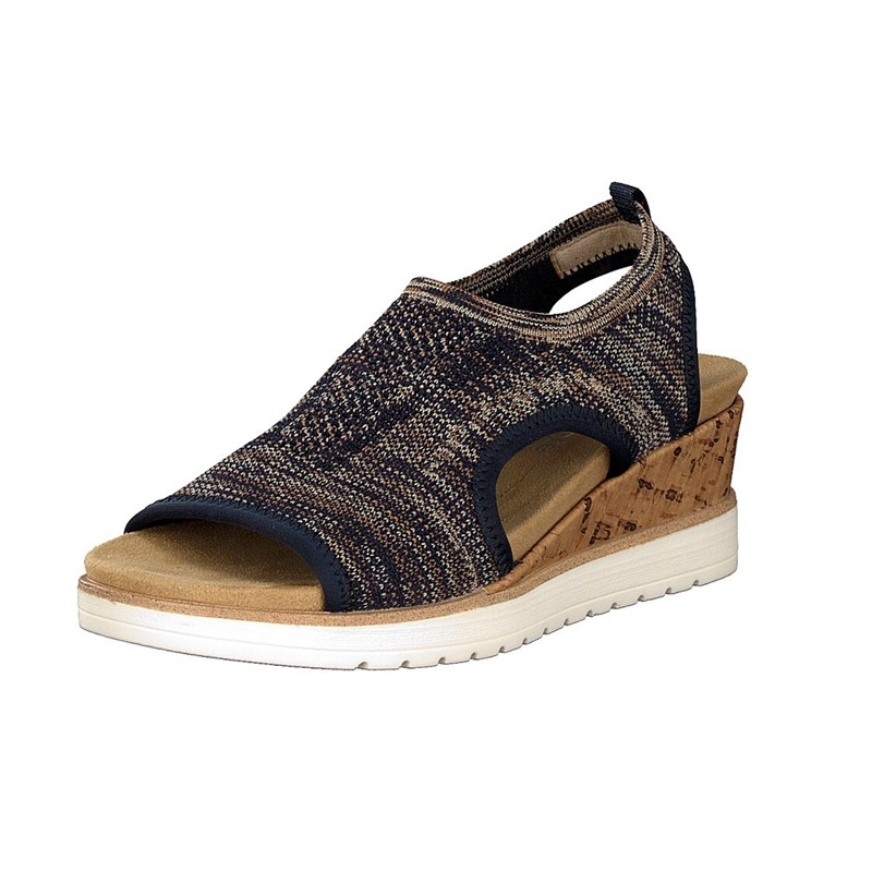 Sandalias Cunha Rieker R6151-14 Para Mulher - Azuis